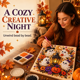 Halloween Ghost And Pumpkin Diamond Art Kit