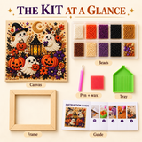 Halloween Ghost And Pumpkin Diamond Art Kit