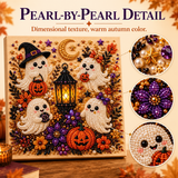 Halloween Ghost And Pumpkin Diamond Art Kit