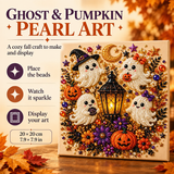 Halloween Ghost And Pumpkin Diamond Art Kit