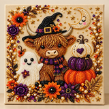 Halloween Ghost And Pumpkin Diamond Art Kit