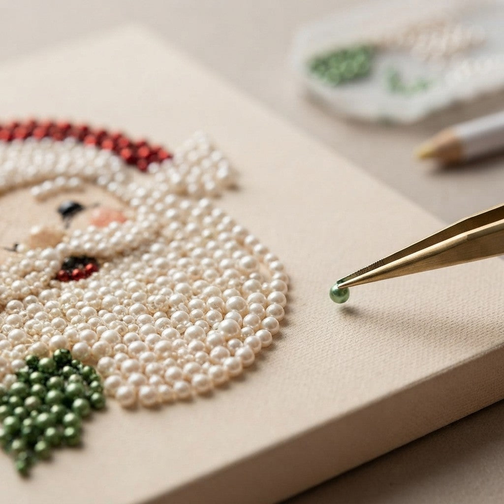 Christmas Pearl Painting Craft Kit